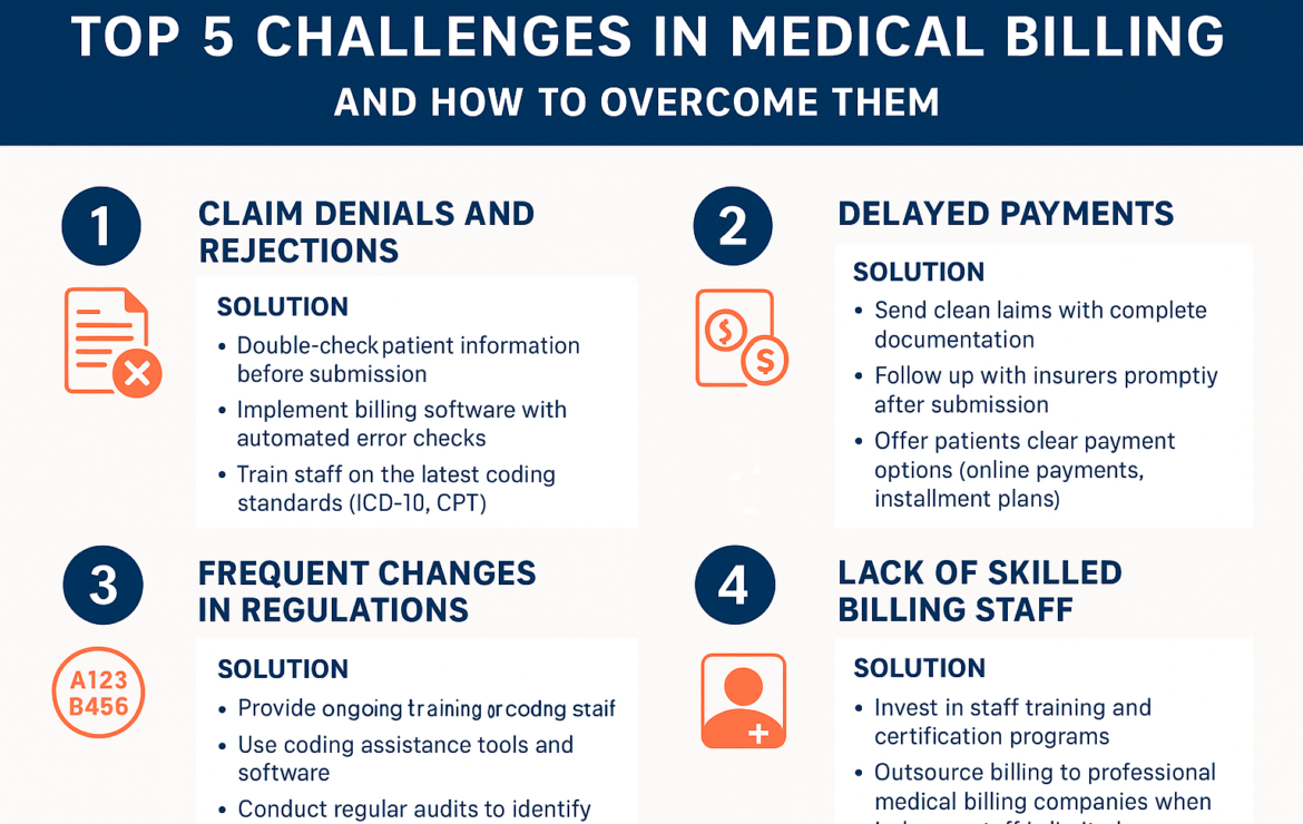 Top 5 Challenges in Medical Billing and How to Overcome Them